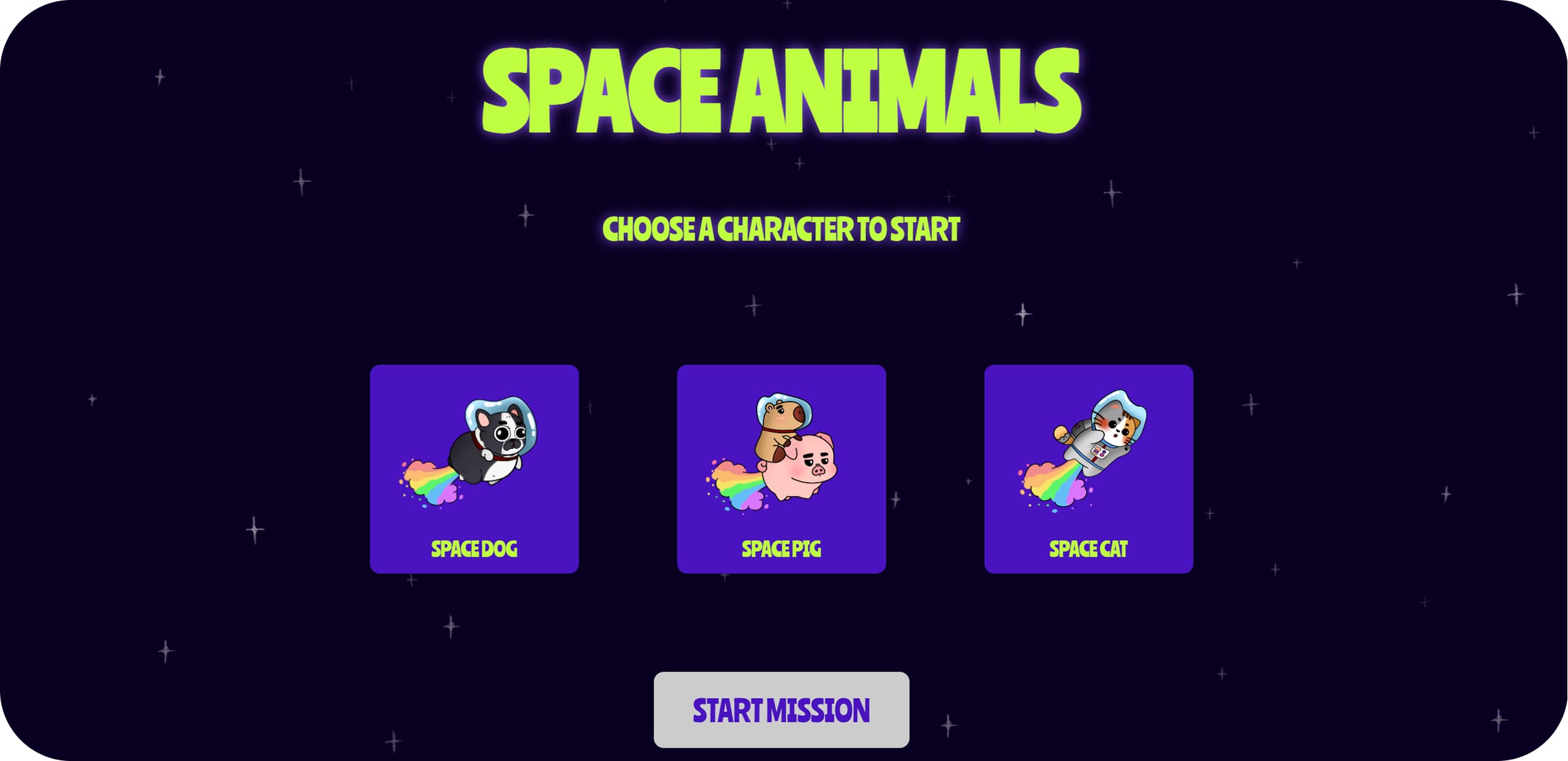 Space Animals game